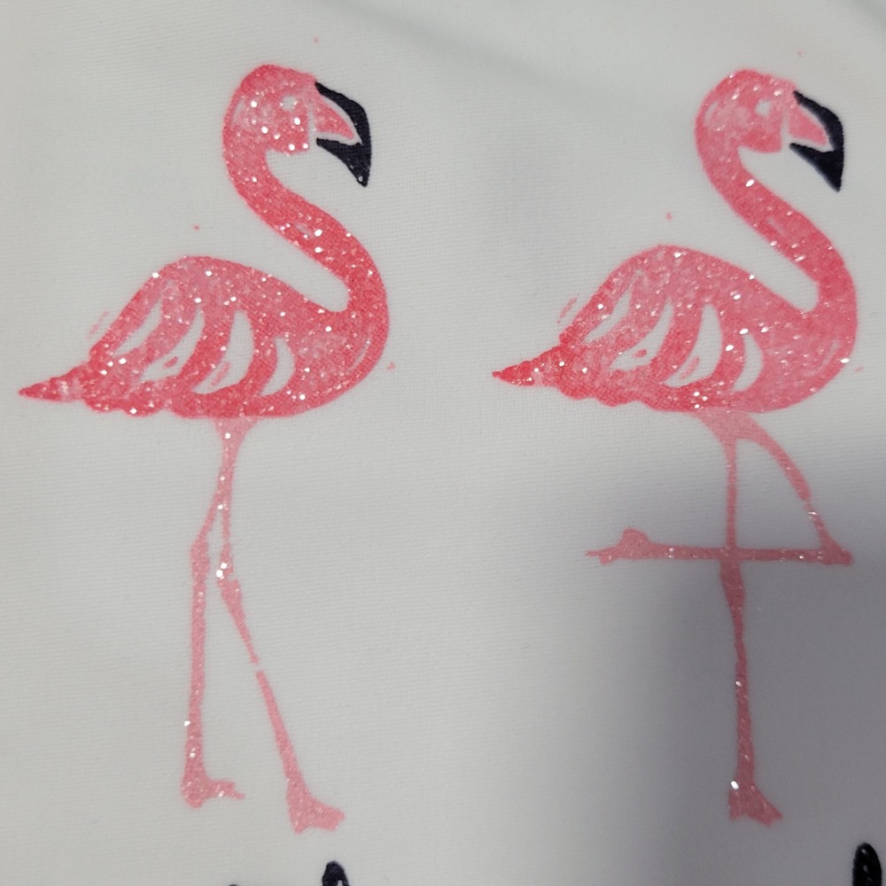 Tommy Bahama Swimsuit Girls 24 months Shirt Bikini Bottom‎ Flamingo UPF 50 Kids - Picture 12 of 12
